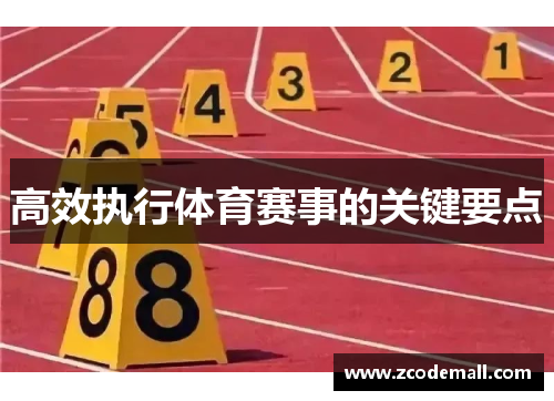 高效执行体育赛事的关键要点